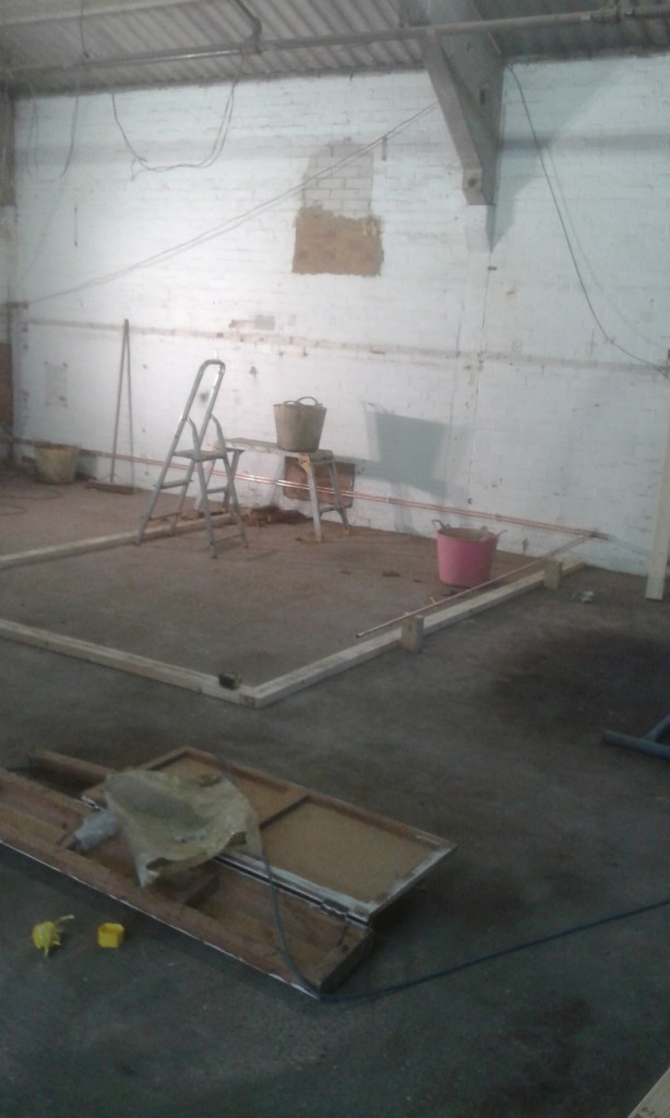 floor plates fixed down