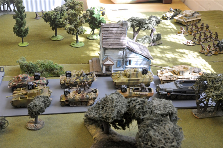 This was the main wave of German forces trying to retake Arnhem to the north. 