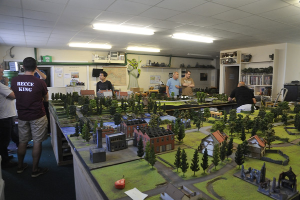 The battle field pre set up as seen from North of Nijmegen and the Waal river. Arnhem lies to the right, out of sight, Grave is in the background far left corner.