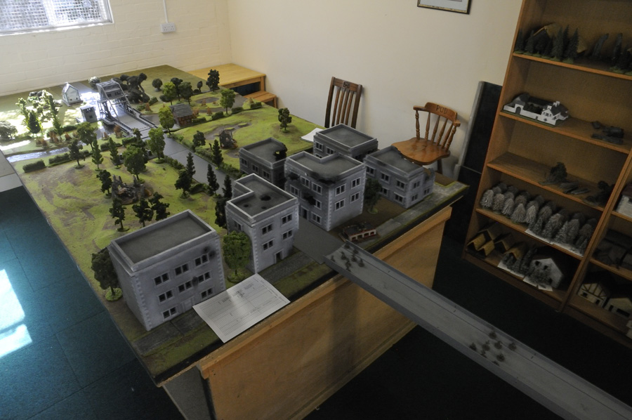 Arnhem as seen from the south, note the northern approaches from where the German counter would come.