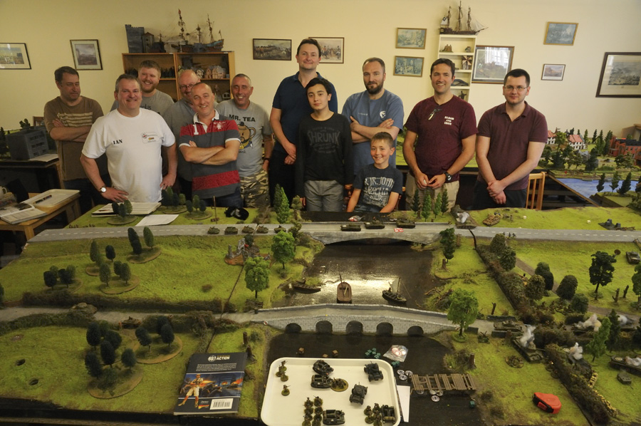 Allied victory but it was a close thing.