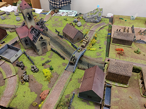 Armour crossing bridge