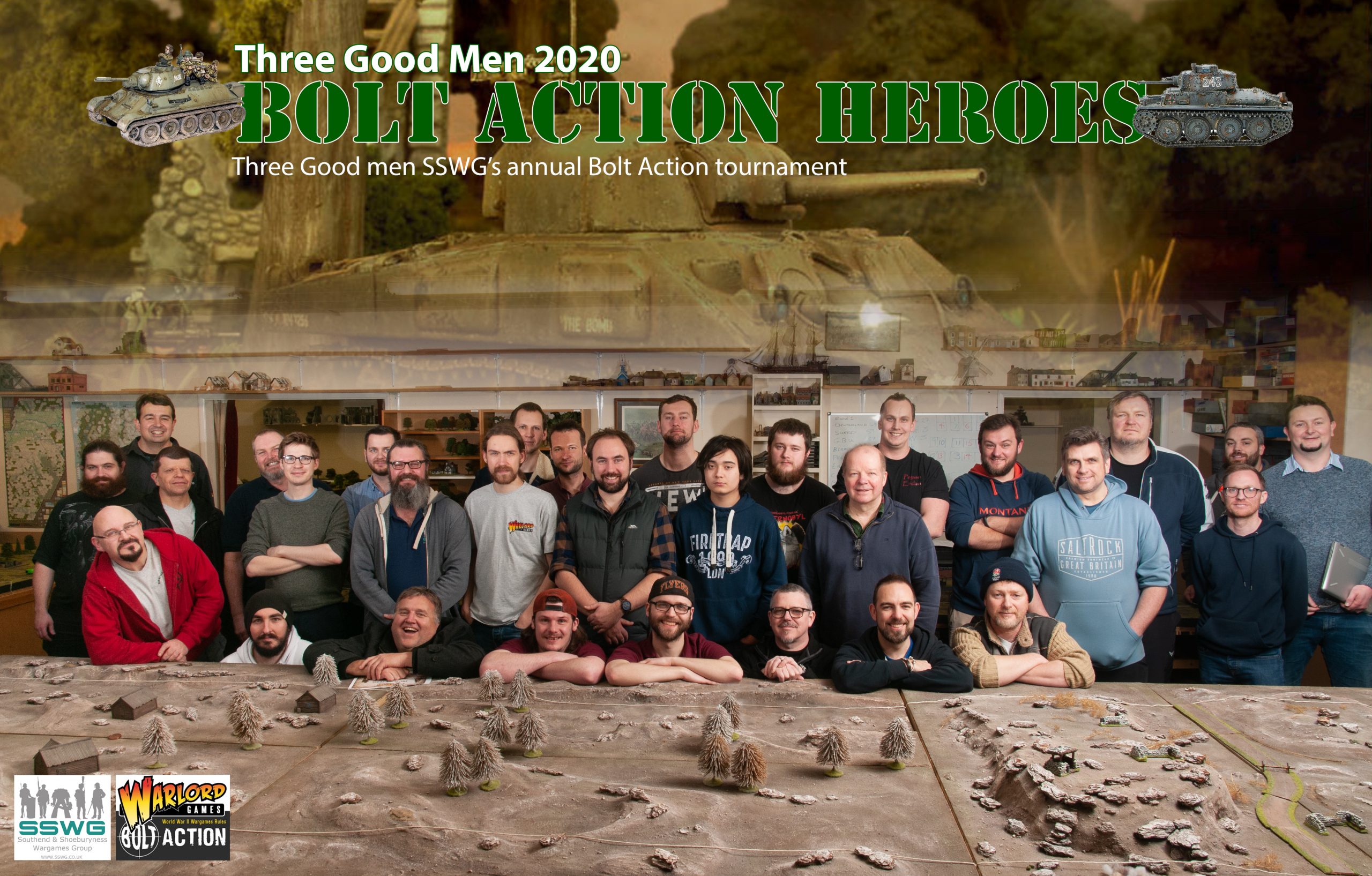 Bolt Action 3 Good Men group 2020