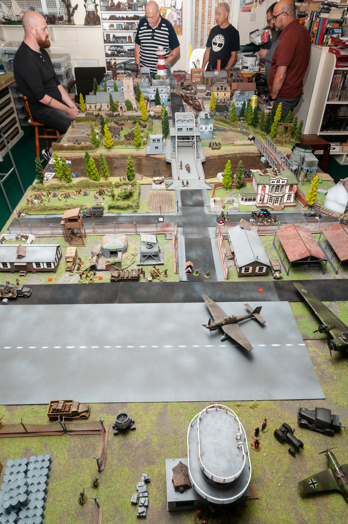 Bolt Action the night before D-Day the table