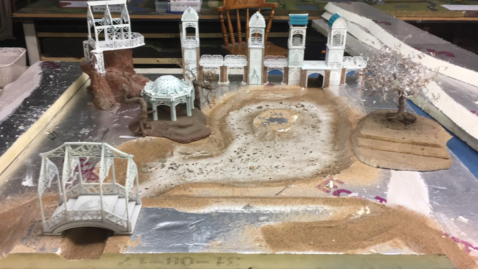 Insulation board cut and shaped to create board