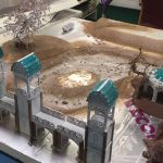 Insulation board cut and shaped to create board