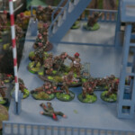 The British stubbornly refused to surrender and give up positions The British stubbornly refused to surrender and give up positions