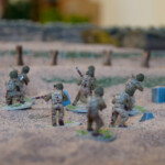 pinning the centre of the American attack pinning the centre of the American attack