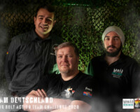 Team Deutschland including the German skipper from their national team Team Deutschland